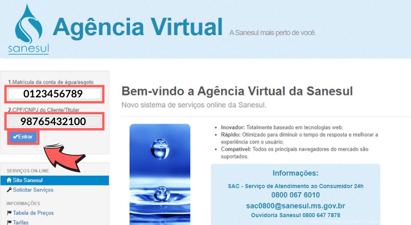 Bem vindo à Agência Virtual